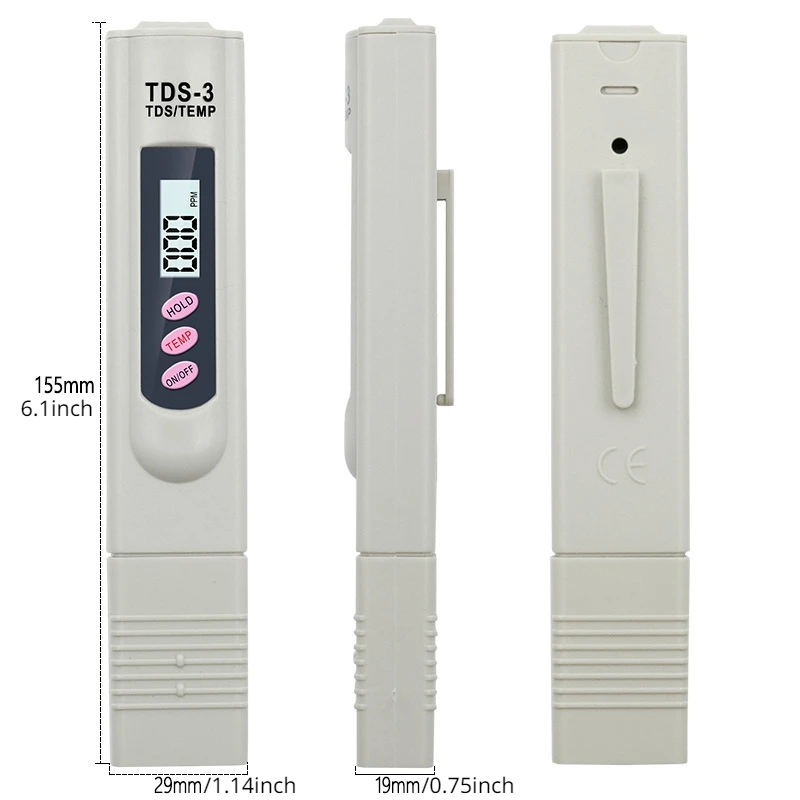 1/3 Pcs Portable LCD Digital T - Water Testing Kit ulasan dan harga