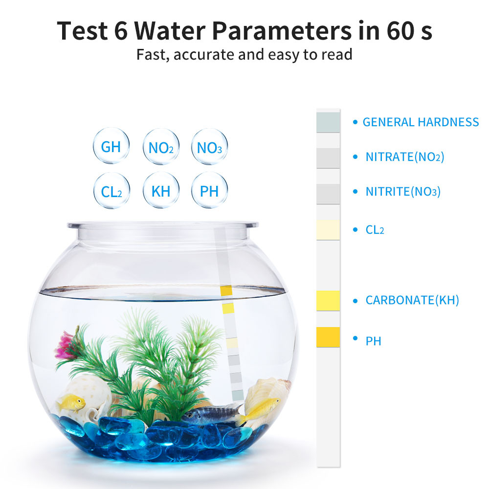 6-In-1 Water Quality Test Stri - Water Testing Kit ulasan dan harga