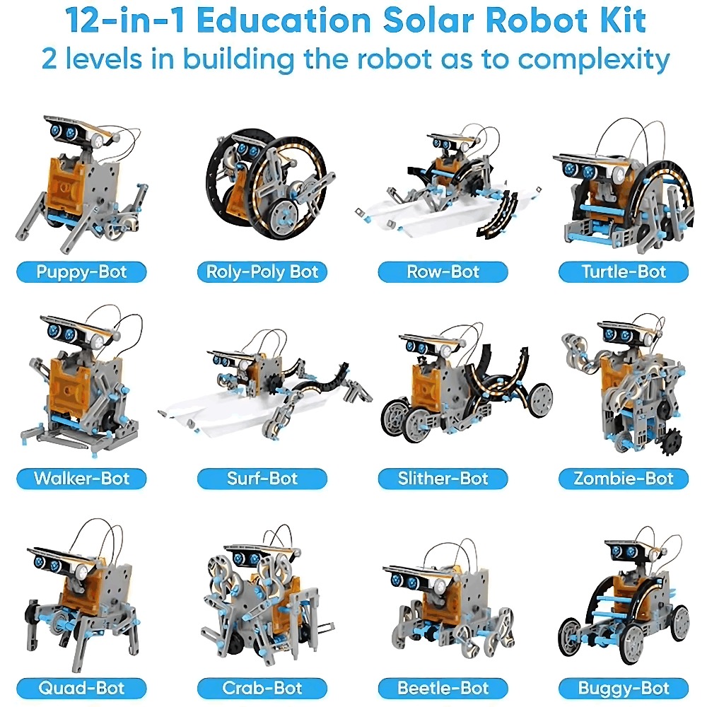Solar Robot Building Blocks 12 - Science Robotics ulasan dan harga