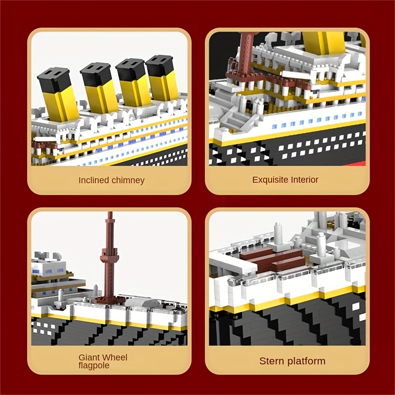 Titanic building block assembl - Science Olympiad ulasan dan harga