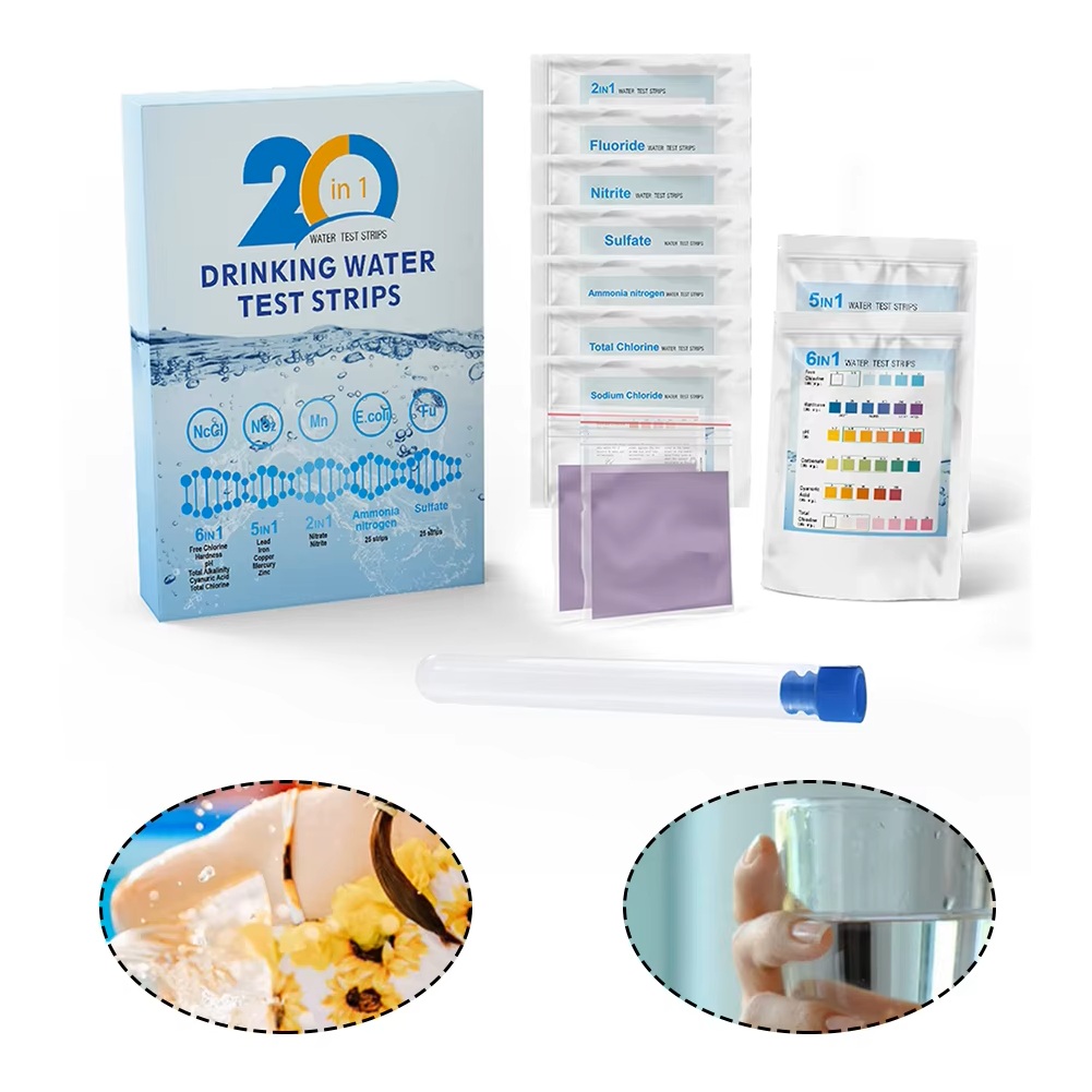 YAGO 20 in 1 Water Test Strips - Water Testing Kit ulasan dan harga