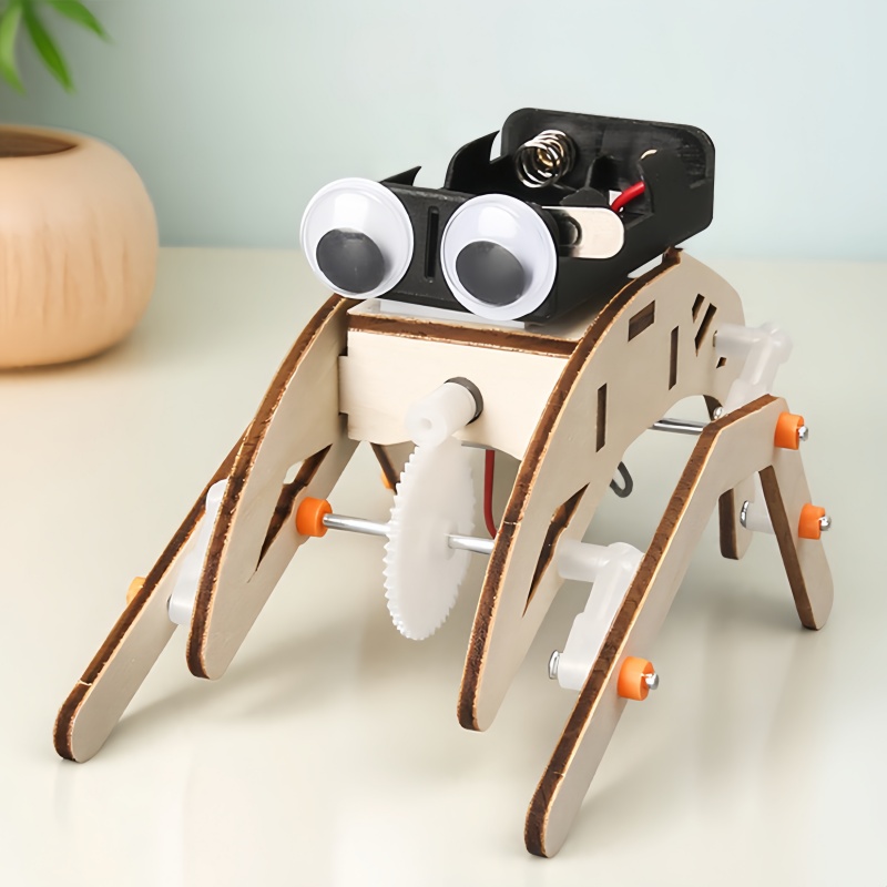 Diy Handmade Walking Spider Ro - Science Project Robot ulasan dan harga