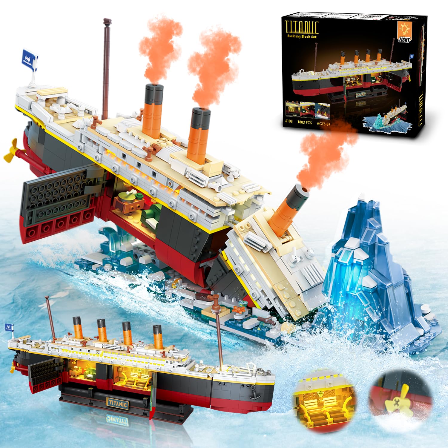 Titanic Building Set with LED- - Science Olympiad ulasan dan harga