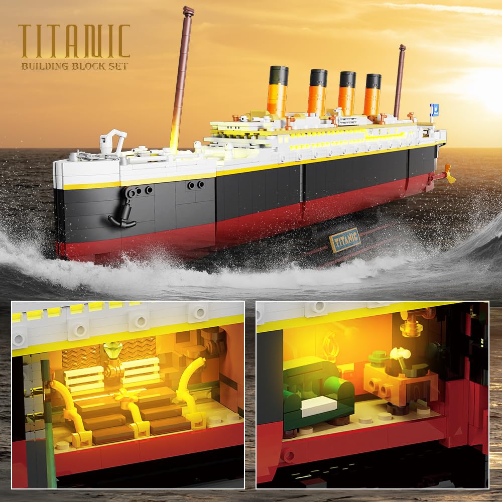 Titanic Building Set with LED- - Science Olympiad ulasan dan harga