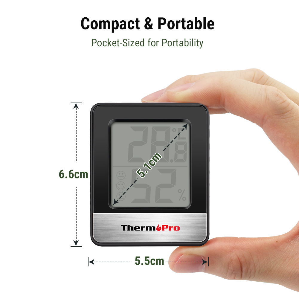 ThermoPro TP-49 Mini Weather S - Weather Station Indoor ulasan dan harga