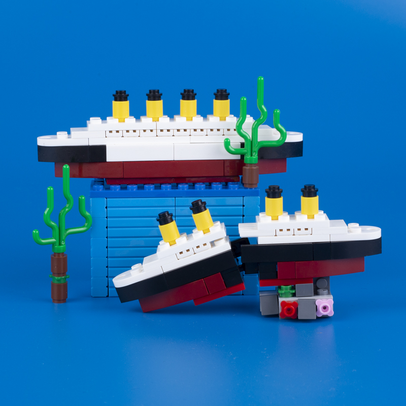 MOC Titanic Ship Model Buildin - Science Olympiad ulasan dan harga