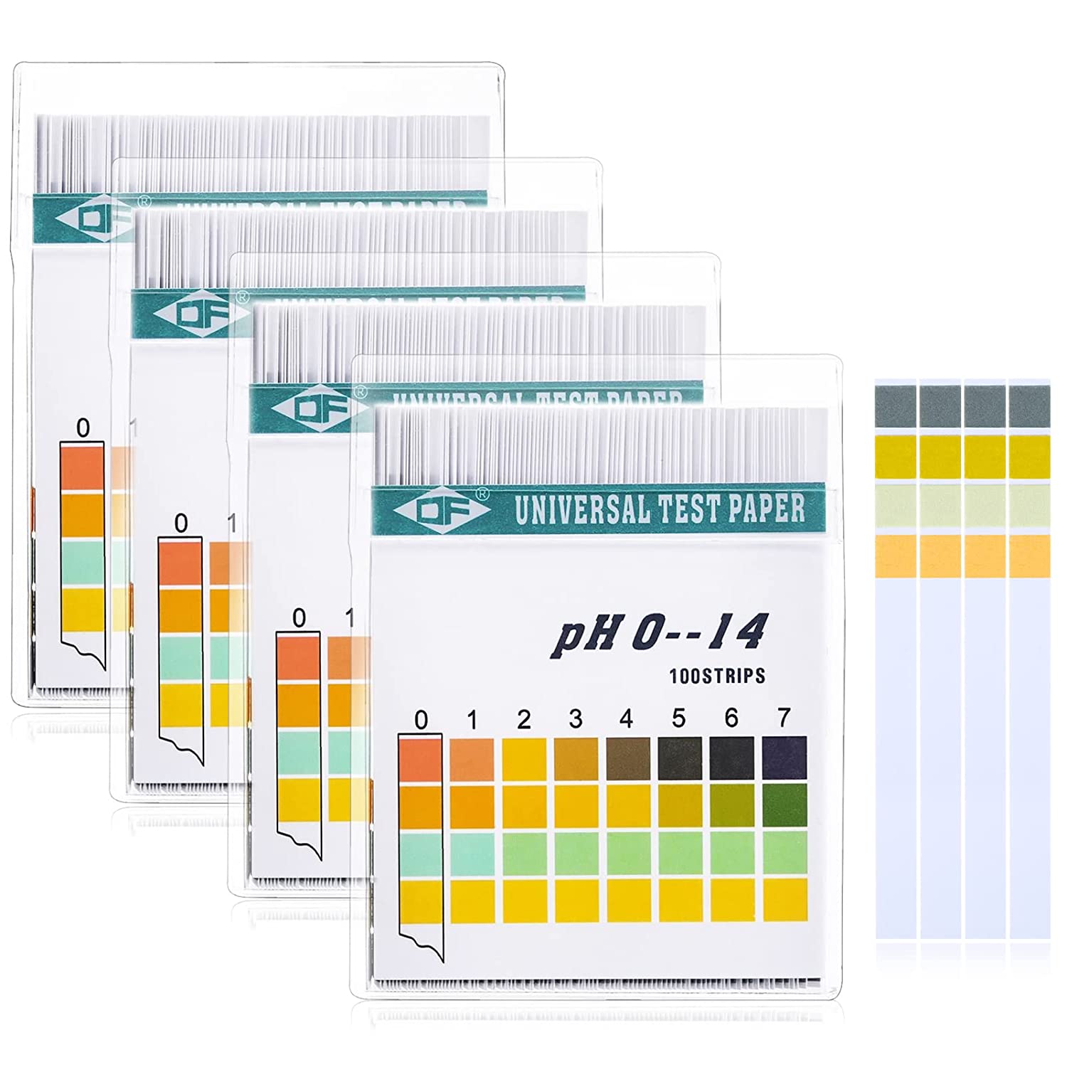 100 Strips 0-14 PH Alkaline Ac - Water Testing Kit ulasan dan harga