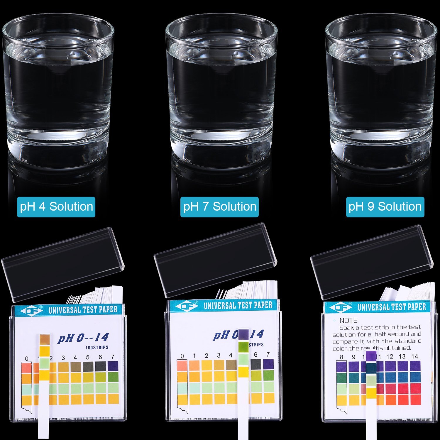 100 Strips 0-14 PH Alkaline Ac - Water Testing Kit ulasan dan harga