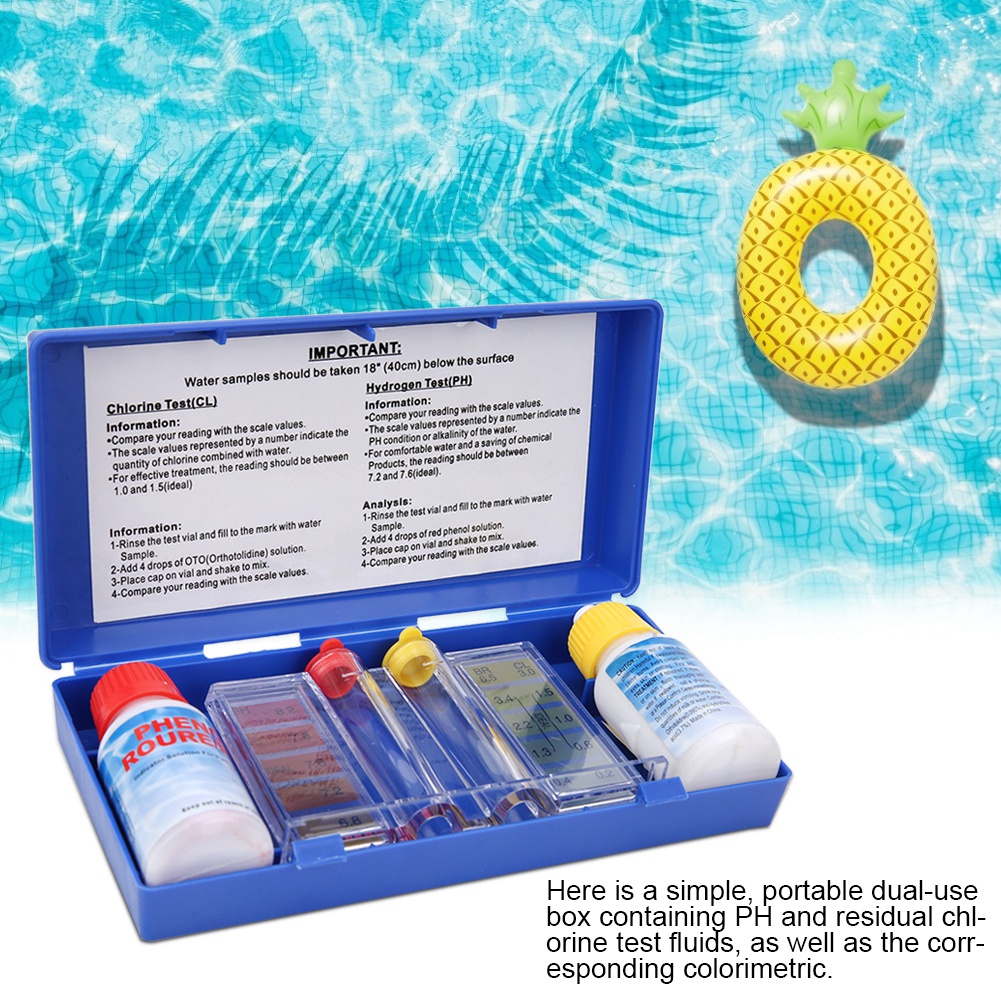 PH Chlorine Water Quality Test - Water Testing Kit ulasan dan harga