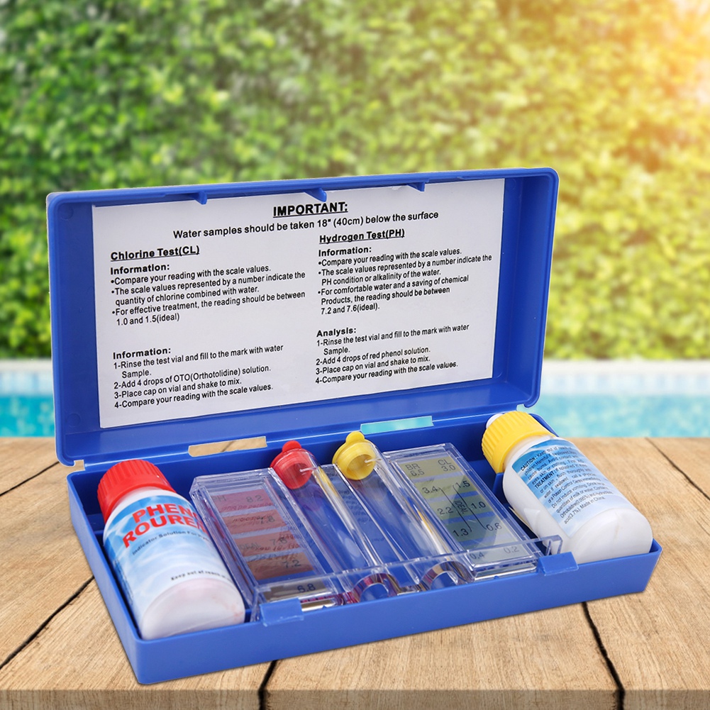 PH Chlorine Water Quality Test - Water Testing Kit ulasan dan harga
