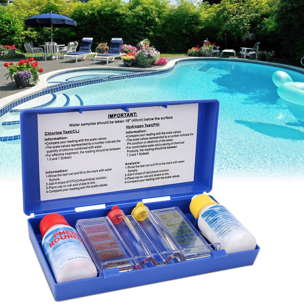 PH Chlorine Water Quality Test - Water Testing Kit ulasan dan harga