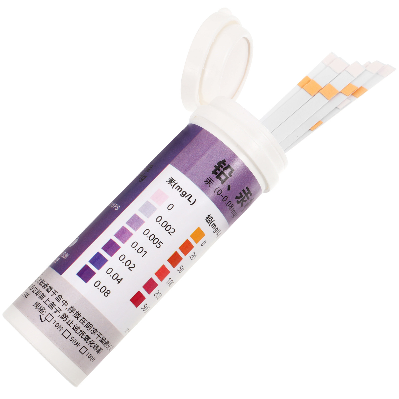 10Pcs Heavy Metal Test Paper L - Water Testing Kit ulasan dan harga